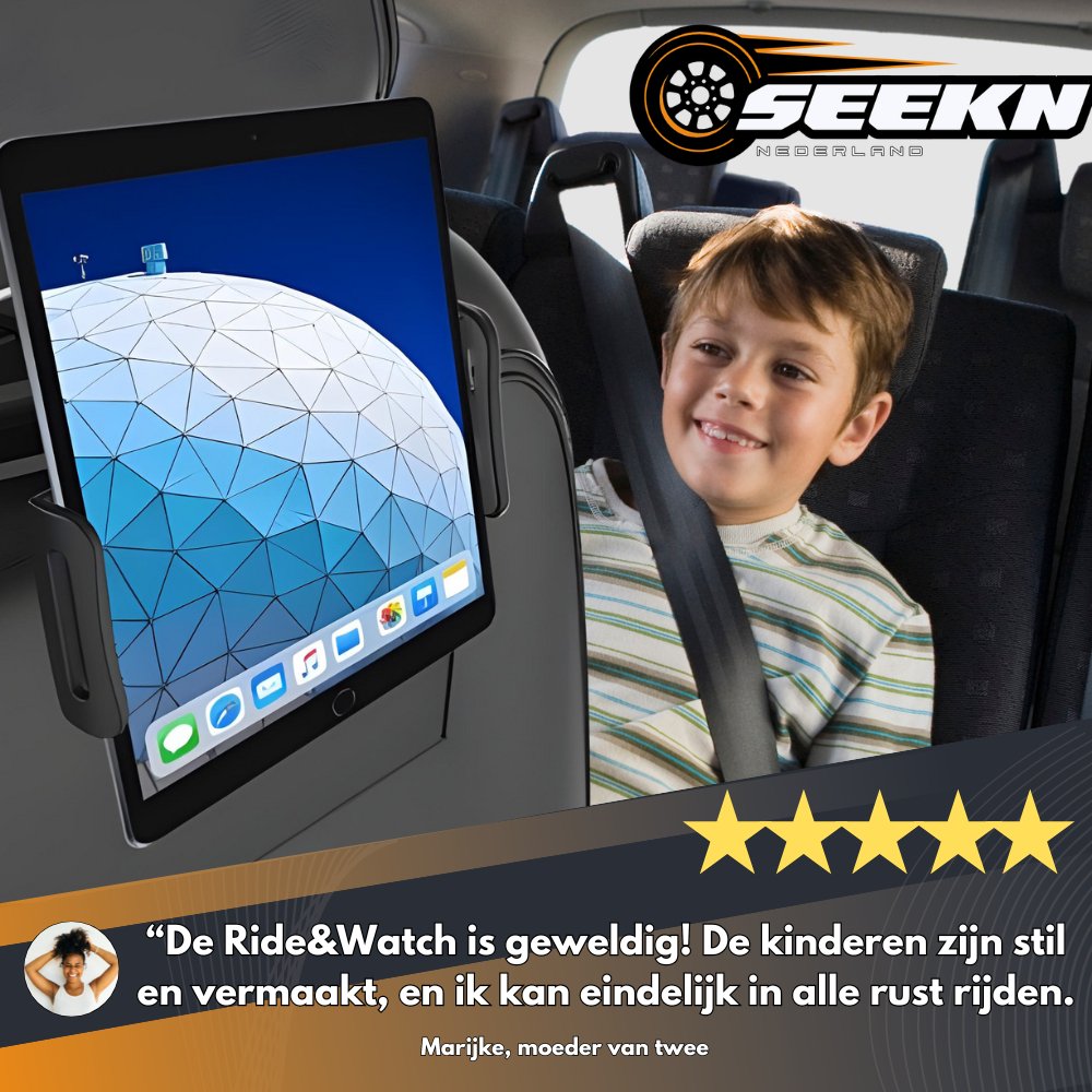 iPad Houder RideNWatch - Seekn Nederland - Apple CarPlay - Autogadgets