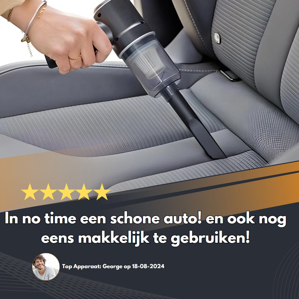 QuickClean Autostofzuiger - Seekn Nederland - Apple CarPlay - Autogadgets