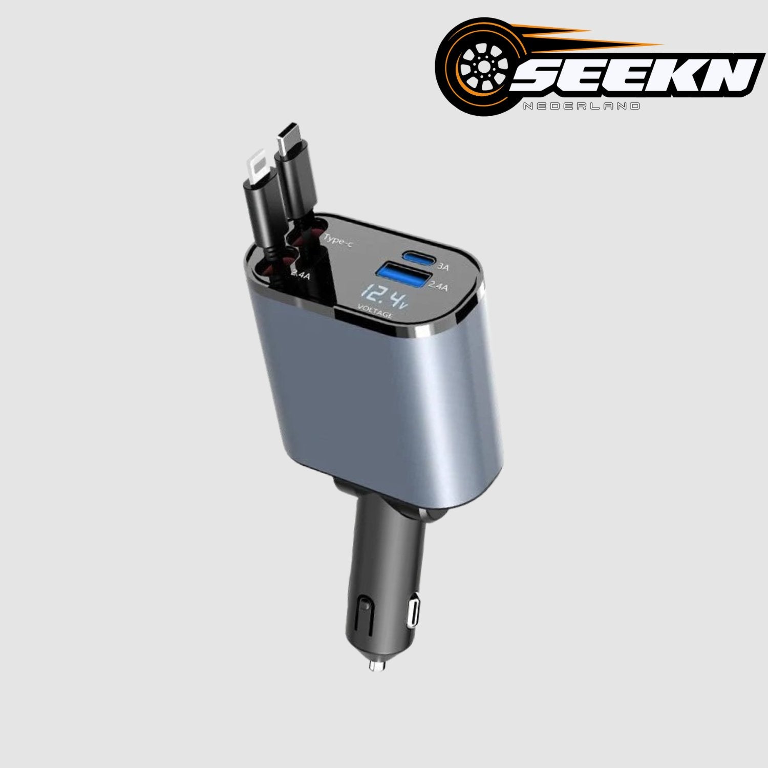 Snelle - Ritvolt - USB/USBC - Seekn Nederland - Apple CarPlay - Autogadgets